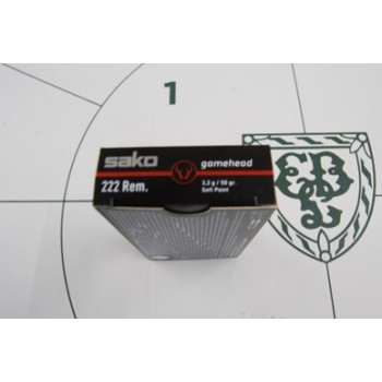 .222 Sako Gamehead 50gr Soft Point - Box Of 20 .222 Sako Gamehead 50gr Soft Point - Box Of 20